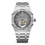 Audemars Piguet Royal Oak Tourbillon Extra-Thin 26510PT.OO.1220PT.01 “Platinum Diamond” Handcrafted Clone Quality