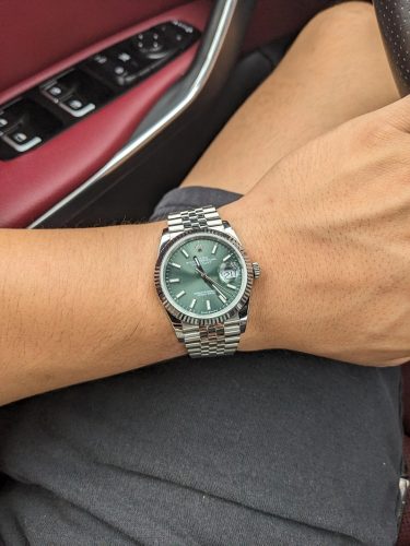 Rolex Datejust 126234 “Mint Green” Authentic Super Replica photo review