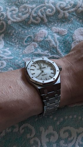Audemars Piguet Royal Oak 15403IP.OO.1220IP.01 “Silver Dial” 1:1 Clone Edition photo review