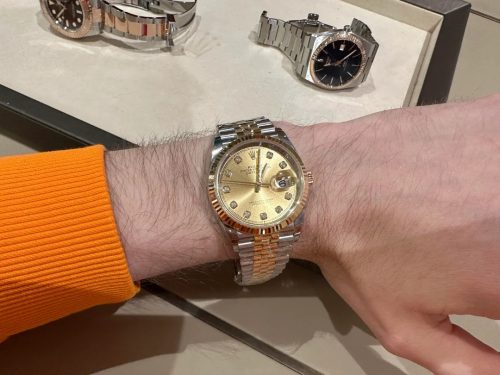 Rolex Datejust 126233 “Yellow Rolesor” Ultimate Clone Quality photo review