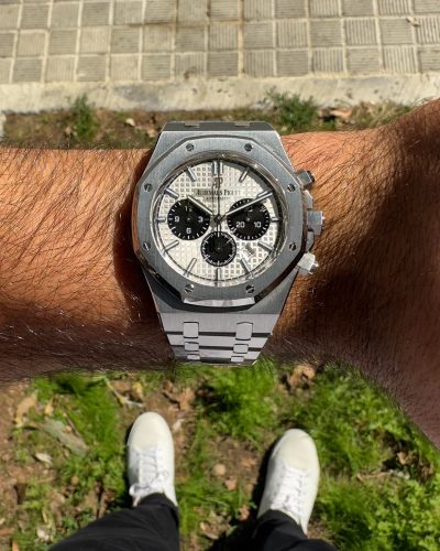 AP Royal Oak Chronograph 26331ST “Panda” Ultra Clone 1:1 photo review