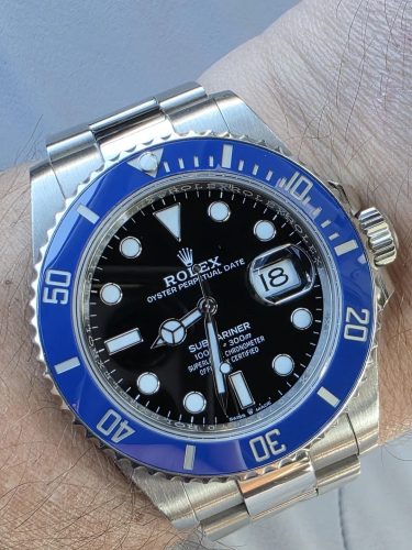 Rolex Submariner 126619LB White Gold Black Dial Replica photo review