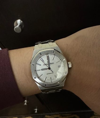 Audemars Piguet Royal Oak 15403IP.OO.1220IP.01 “Silver Dial” 1:1 Clone Edition photo review