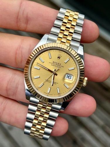 Rolex Datejust 126333 “Yellow Rolesor” Collector’s Replica photo review
