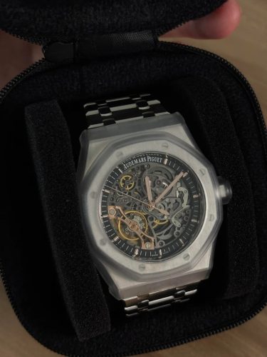 AP Royal Oak “Skeleton” Openworked 15407ST.OO.1220ST.01 Perfect Duplicate Edition photo review