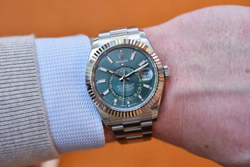 Rolex Sky-Dweller 336934 “Steel, Green” Ultra Detailed Clone photo review