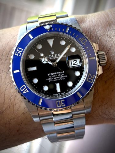 Rolex Submariner 126619LB White Gold Black Dial Replica photo review