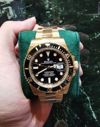 Rolex Submariner Date 126618LN “Yellow Gold Black Dial” Exceptional Replica 1:1 photo review