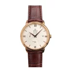 Omega De Ville Brown Leather Strap 424.53.40.21.02.001 Top Replica 1:1