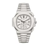 Patek Philippe Nautilus Chronograph 5980/1A-019 “White Dial” Precision Clone