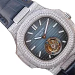 Patek Philippe Nautilus 5711 Tourbillon “Jumbo” Blue Dial Super Accurate Clone - Image 2