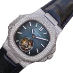 Patek Philippe Nautilus 5711 Tourbillon “Jumbo” Blue Dial Super Accurate Clone - Image 3