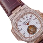 Patek Philippe Nautilus 5711 Tourbillon “Jumbo” Rose Gold Top Grade Clone 1:1 - Image 3