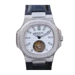 Patek Philippe Nautilus 5711 Tourbillon “Jumbo” White Dial Near Original Replica