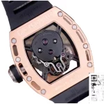 Richard Mille RM 52-01 Tourbillon “Skull” Dial Rose Gold Detailed Replica - Image 6