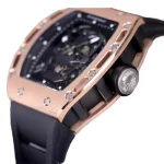 Richard Mille RM 52-01 Tourbillon “Skull” Dial Rose Gold Detailed Replica - Image 5