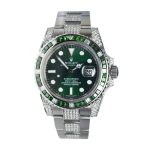 Rolex Submariner 116610LV “Hulk Iced Out” Premium Replica 1:1