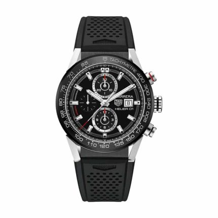 TAG Heuer Carrera Chronograph CBN2A1B.BA0643 “Black Rubber” Deluxe Copy Quality