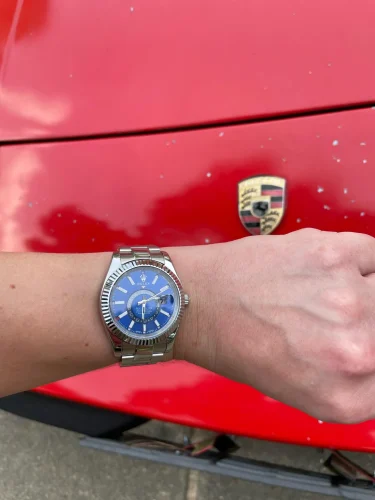 Rolex Sky-Dweller 336934 “Steel & Blue” Ultra Detailed Clone photo review