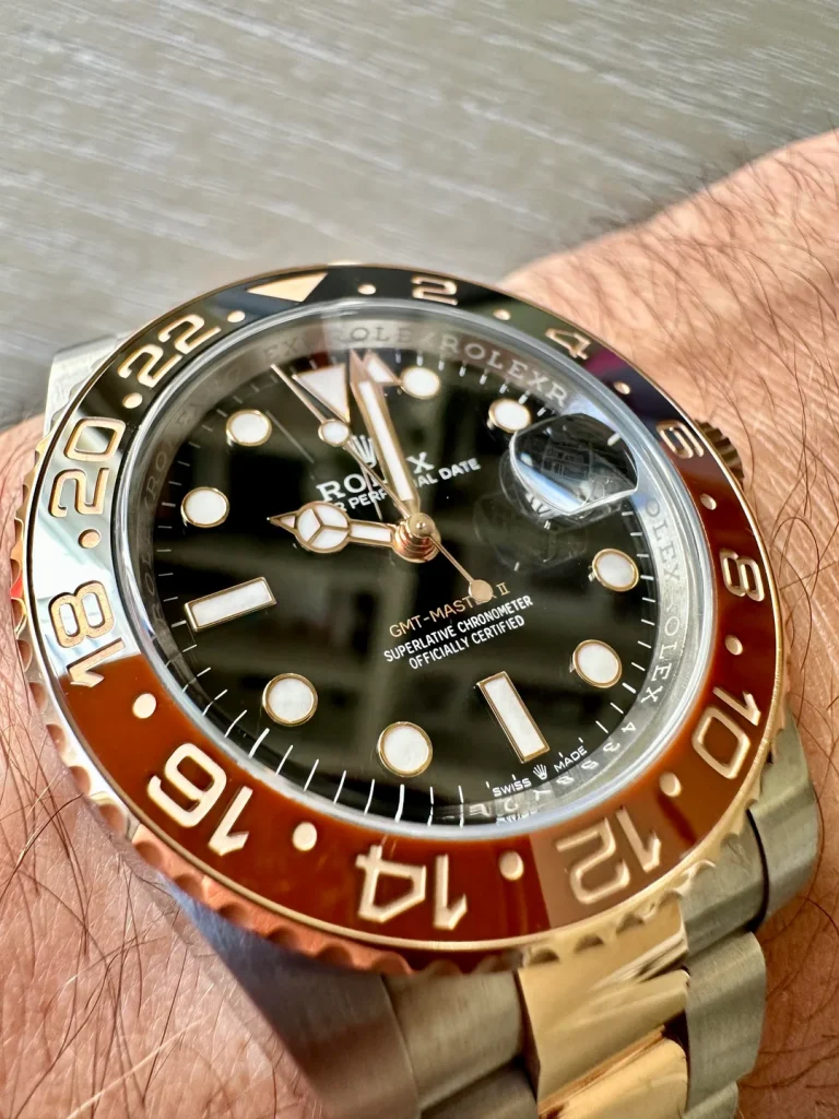 Rolex GMT-Master II 126711CHNR “Root Beer” Deluxe Copy Quality photo review