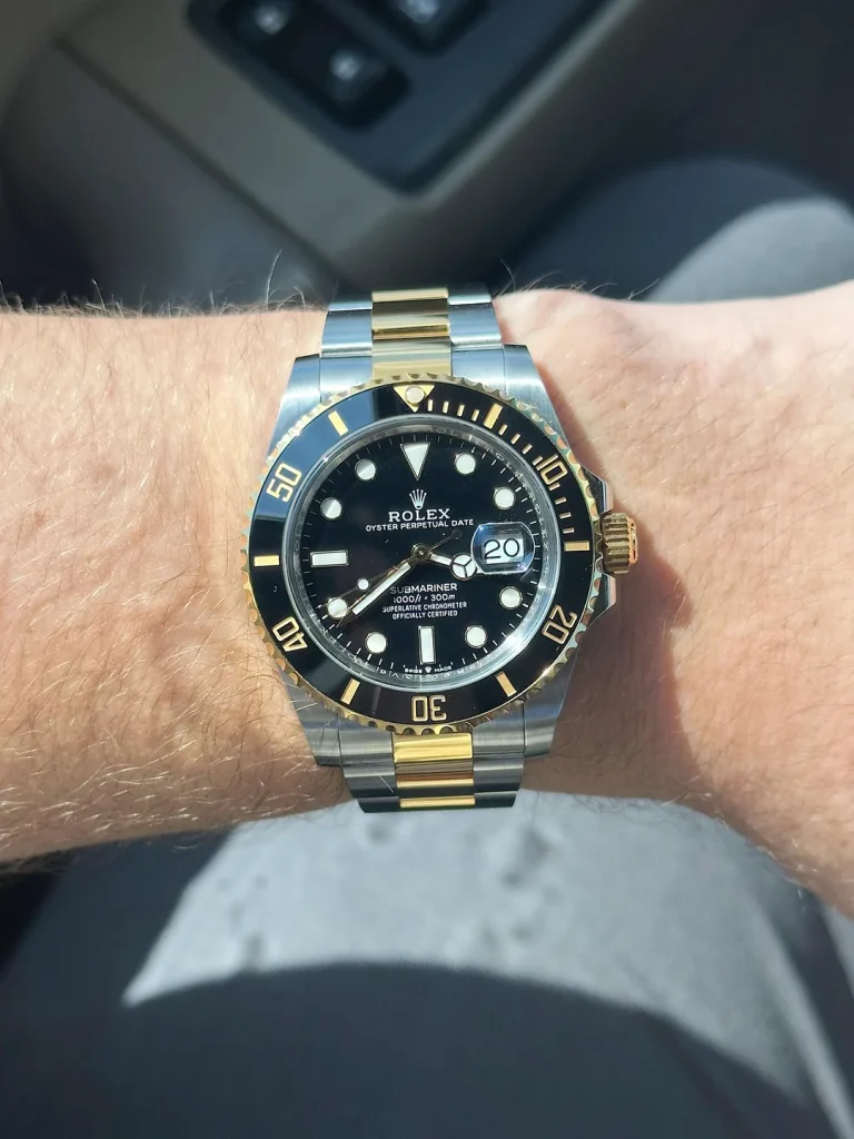 Rolex Submariner Date 126613LN “Two-Tone Black Dial” Deluxe Copy Quality photo review