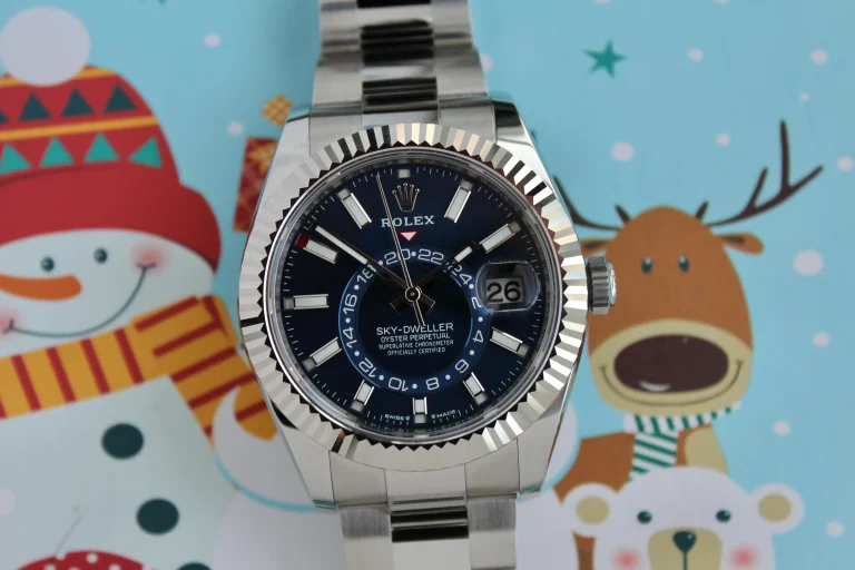 Rolex Sky-Dweller Bright blue Dial 336934 Oyster Clone photo review