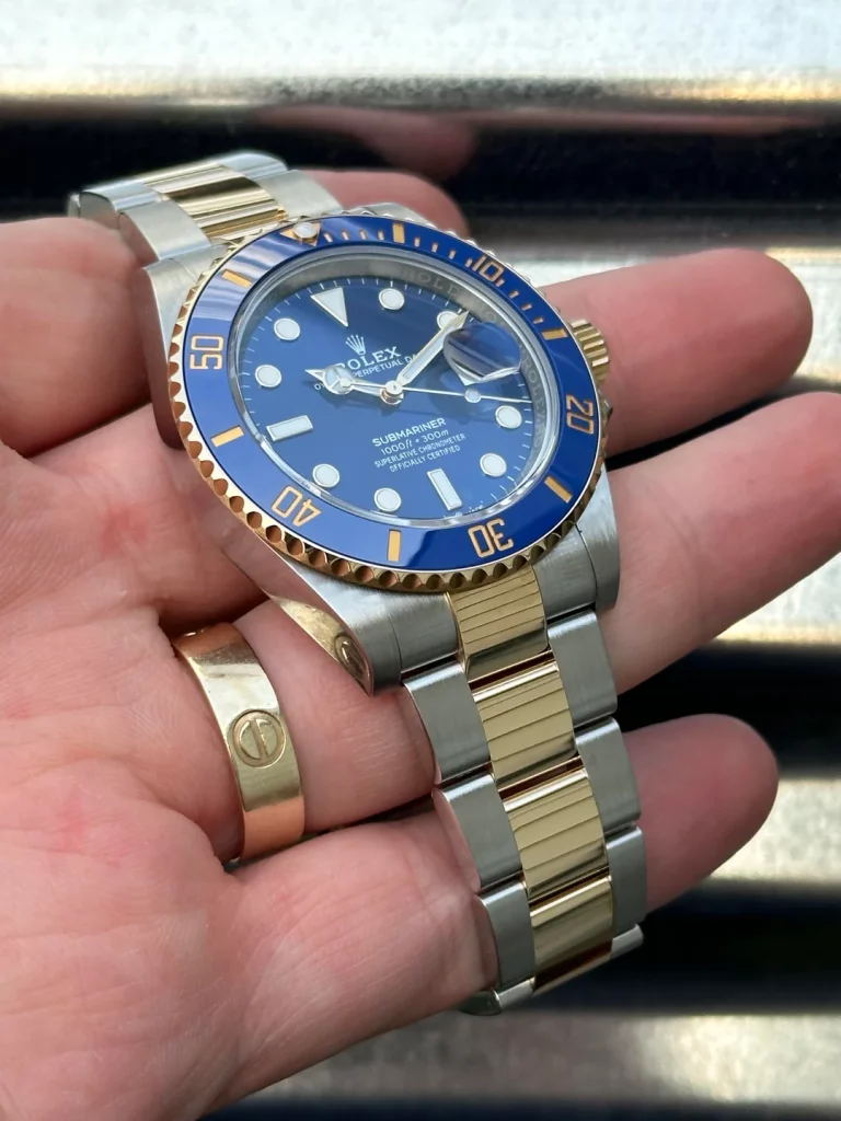 Rolex Submariner Date 126613LB “Two-Tone Blue Dial” Deluxe Clone 1:1 photo review