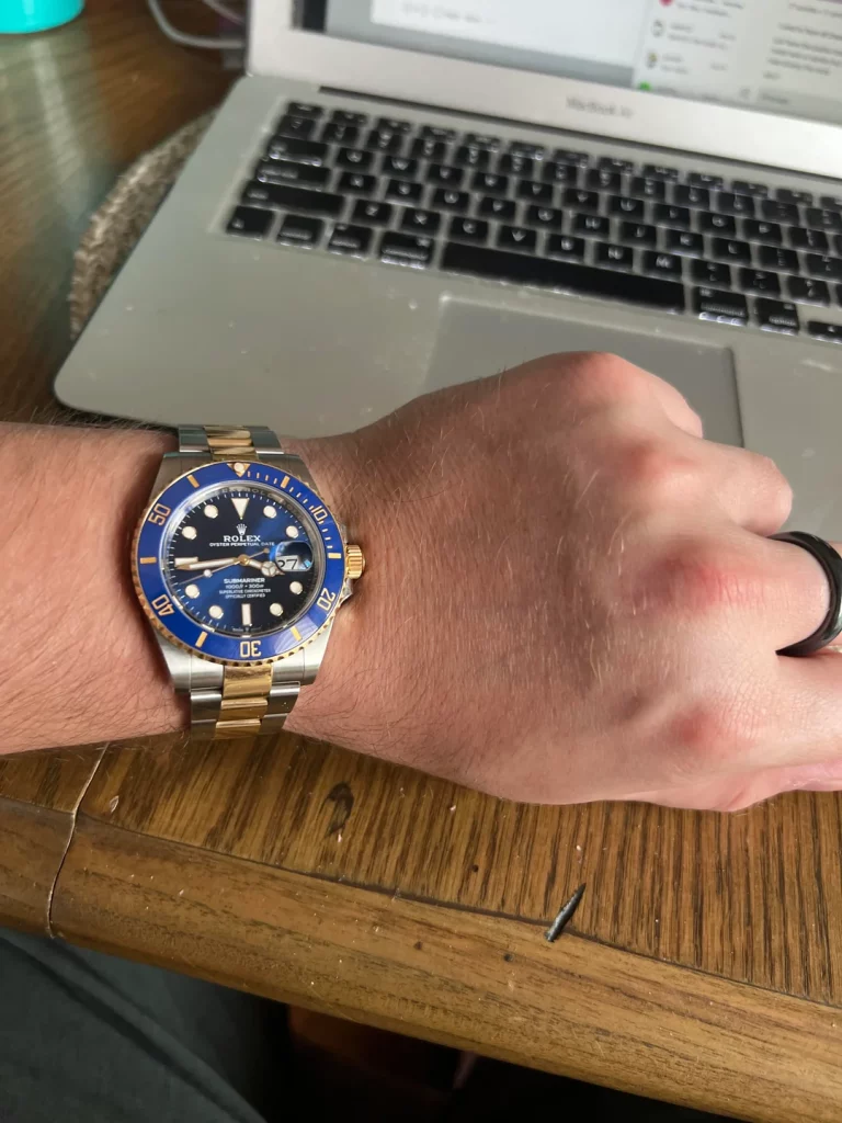 Rolex Submariner Date 126613LB “Two-Tone Blue Dial” Deluxe Clone 1:1 photo review