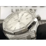 Audemars Piguet Royal Oak 15400 “Iced Out” Super Clone Perfect Clone Quality - Image 4