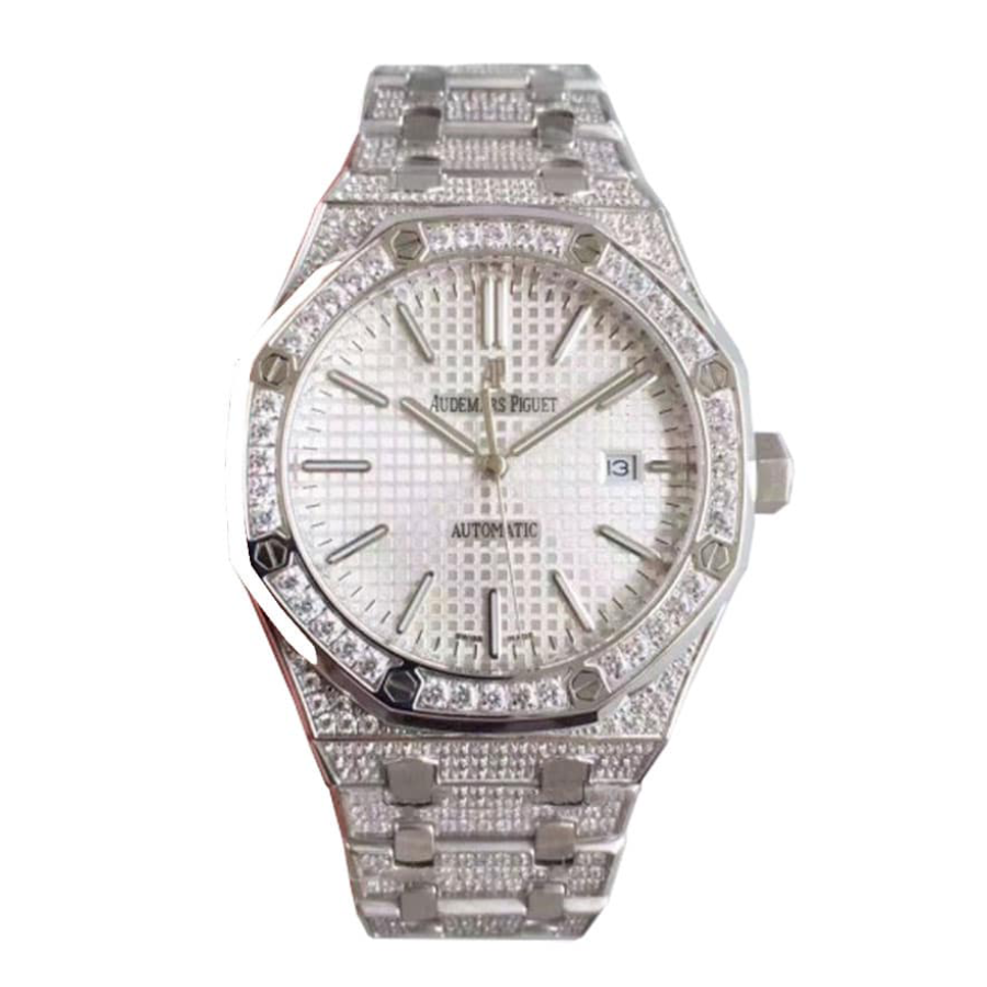 Audemar-Piguet-Iced-Out-Replica-3.webp Audemars Piguet Royal Oak 15400 “Iced Out” Super Clone Perfect Clone Quality - Image 1
