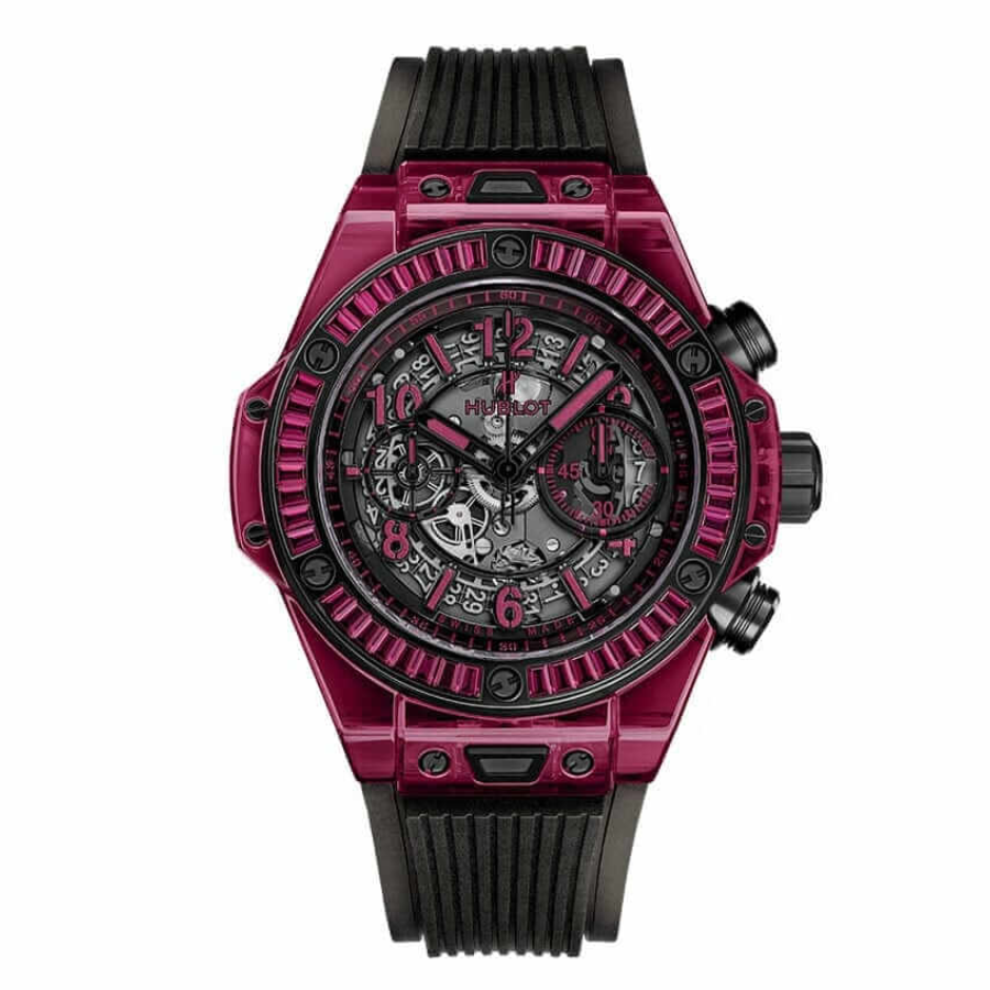 Red-Sapphire-Watch-Replica.webp Hublot Big Bang Unico 411.JR.4901.RT “Red Sapphire” Signature Replica 1:1 - Image 1