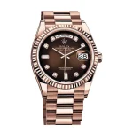Rolex Day-Date 128235 “Brown Ombre Dial” Top Grade Clone 1:1 - Image 2