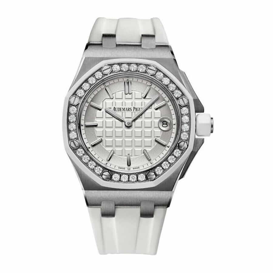 audemars-piguet-ladies_unitedluxury.jpg Audemars Piguet Royal Oak 67540SK.ZZ.A010CA.01 “Silver” Ladies Top Clone 1:1 - Image 1