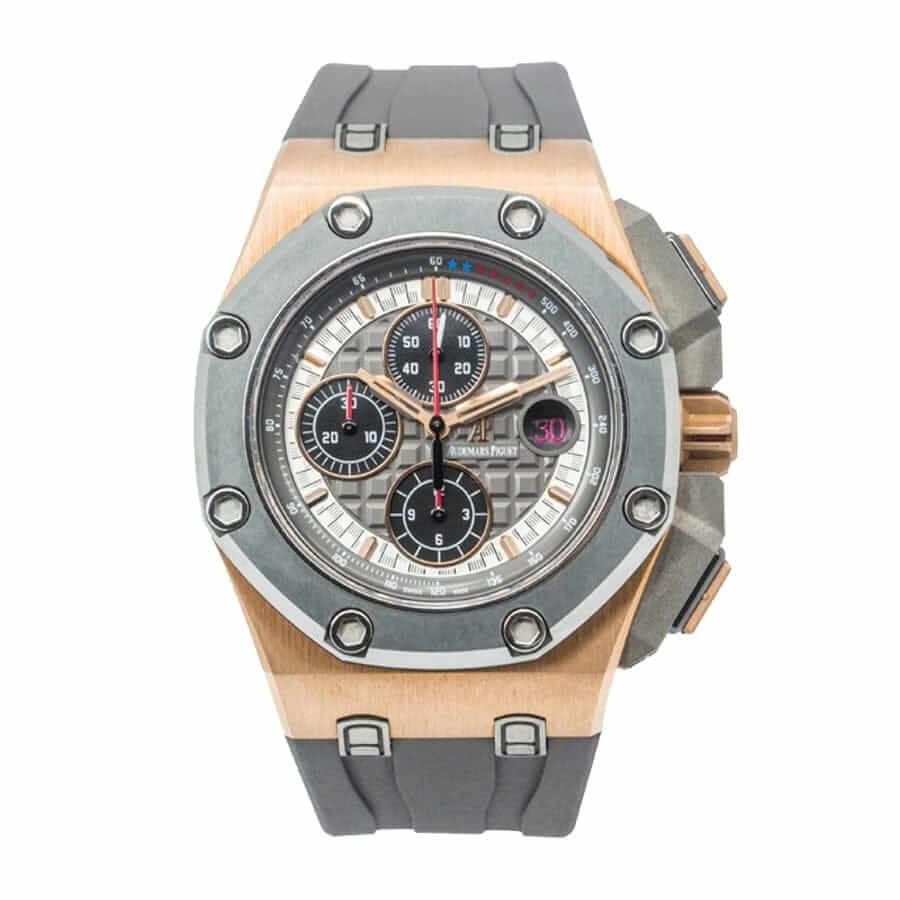 audemars-piguet-royal-oak-offshore-michael-schumacher.jpg Audemars Piguet Royal Oak Offshore 26568OM.OO.A004CA.01 “Michael Schumacher” Precision Replica Edition - Image 1