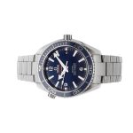 Omega Seamaster Planet Ocean 232.90.42.21.03.001 Blue Dial Near Original Replica - Image 4