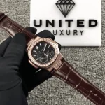 Patek Philippe Nautilus 5724 “Baguette Diamonds” 1:1 Clone Edition - Image 4