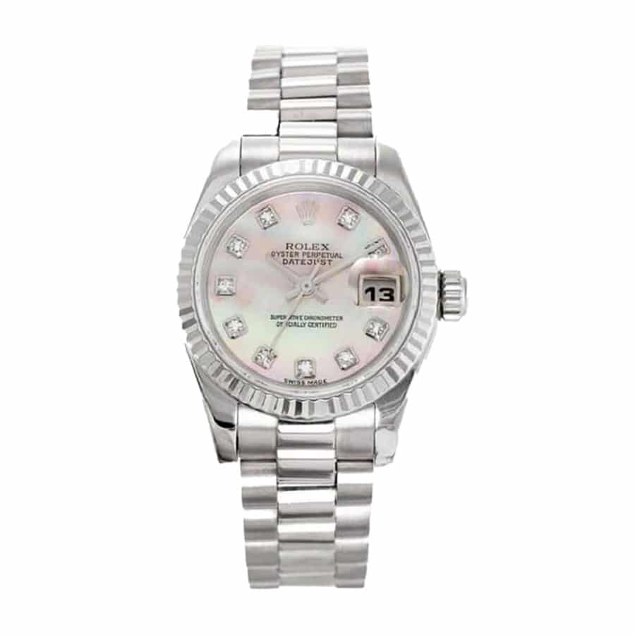 rolex-datejust-mother-of-pearl-ladies-dial-179179-replica.jpg Rolex Datejust Ladies 179179 Detailed Replica - Image 1