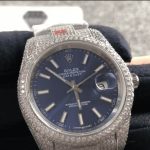 Rolex Datejust 126300 “Iced Out Blue Dial” Premium Clone Edition - Image 3